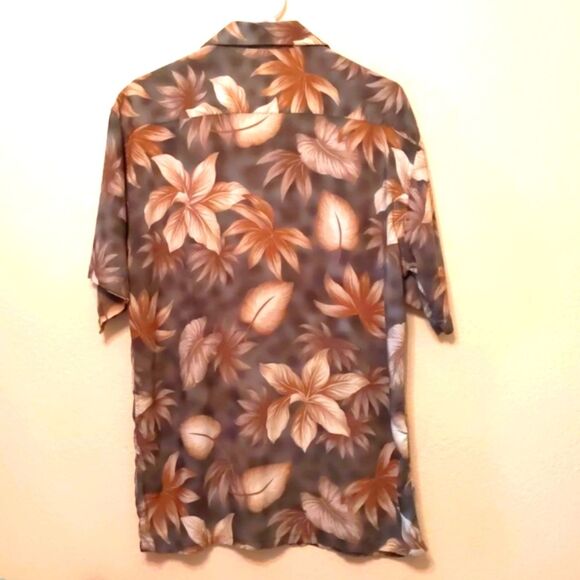 Pierre Cardin Beach Resort Tropical Shirt Sz M - Picture 4 of 6